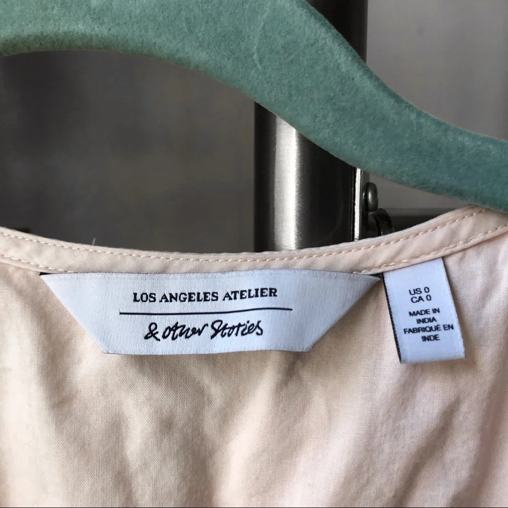 & other stories pink midi dress - Picture 6 of 6